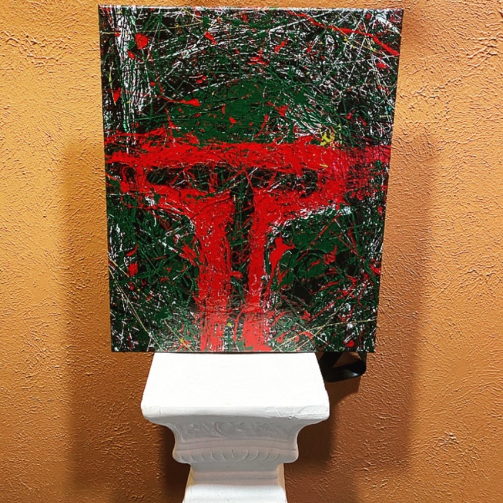 STAR WARS BOBA FETT INSPIRED CUSTOM ART PIECE